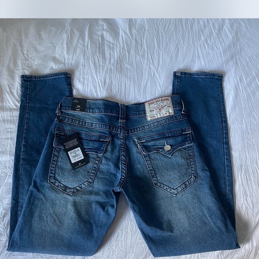 True Religion Men's Blue Jeans
